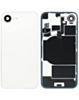 Back Glass with Wireless NFC Charging Flex & Flashlight Flex for iPhone 16e (White) (Service Pack)