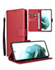 iPhone 16 Plus Leather Wallet Case with Card Slot - RED (Only Ground Shipping)