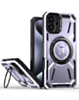 Full-Body Rugged Shockproof Case with Built-in Ring Holder - PURPLE for iPhone 16 Plus (Only Ground Shipping)