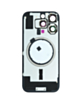 Back Glass with MagSafe Magnet for iPhone 16 Pro (NO LOGO) (WHITE TITANIUM)