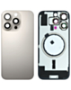 Back Glass with MagSafe Magnet for iPhone 16 Pro (NO LOGO) (NATURAL TITANIUM)