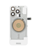 Clear Back Glass with Wireless NFC and MagSafe Magnet for iPhone 16 Pro (NO LOGO) (DESERT TITANIUM)
