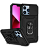 Dual Layers Hybrid Case (BLACK) for iPhone 16 Pro with Metal Ring and Camera Protector (Only Ground Shipping)