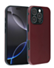 Full Cover New Design Silicone Case (Burgundy) for iPhone 16 Pro (Only Ground Shipping)