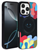 Happy Face Wireless Charging Case - BLACK for iPhone 16 Pro / 17 (Only Ground Shipping)
