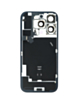 Back Glass with Frame and MagSafe Magnet for iPhone 16 Pro (BLACK TITANIUM) (Service Pack)