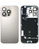 Back Glass with Frame and MagSafe Magnet for iPhone 16 Pro (NATURAL TITANIUM) (Service Pack)