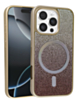 Wireless Charging Bling Diamond Crystal Case - GOLD for iPhone 16 Pro (Only Ground Shipping)