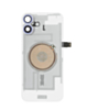 Clear Back Glass with Wireless NFC and MagSafe Magnet for iPhone 16 Plus (NO LOGO) (ULTRAMARINE)