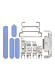 Hard Buttons (Power / Volume / Switch) for iPhone 16 / 16 Plus (ULTRAMARINE)