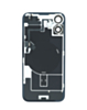 Back Glass with Frame and MagSafe Magnet for iPhone 16 Plus (BLACK TITANIUM) (Service Pack)