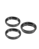 Back Camera Bezel Ring for iPhone 16 Pro / 16 Pro Max (BLACK TITANIUM) (3 Piece Set)