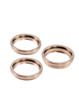 Back Camera Bezel Ring for iPhone 16 Pro / 16 Pro Max (DESERT TITANIUM) (3 Piece Set)