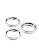Back Camera Bezel Ring for iPhone 16 Pro / 16 Pro Max (WHITE TITANIUM) (3 Piece Set)