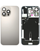 Back Glass with MagSafe Magnet & NFC & Flashlight Flex for iPhone 16 Pro Max (NATURAL TITANIUM) (NO LOGO)