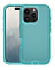 Heavy Duty Case for iPhone 16 Pro (LIGHT TEAL) (Only Ground Shipping)