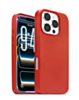 New Leather Case with Wireless Charger with IC Chip (RED) for iPhone 16 Pro Max (Only Ground Shipping)