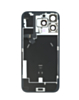 Back Glass with Frame and MagSafe Magnet for iPhone 16 Pro Max (BLACK TITANIUM) (Service Pack)