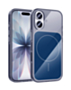 Transparent Magnetic Cases with IC Chip - NAVY BLUE for iPhone 17 (Only Ground Shipping)