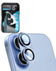 Metal Matte Armor with HD Tempered Glass for iPhone 17 (MIST BLUE)