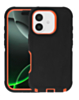 Heavy Duty Case - BLACK & ORANGE for iPhone 17 (Only Ground Shipping)