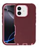 Heavy Duty Case - MAROON & PINK for iPhone 17 (Only Ground Shipping)
