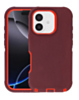 Heavy Duty Case - MAROON & RED for iPhone 17 (Only Ground Shipping)