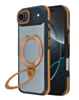 Matte Transparent Case with Wireless Charging Kickstand - ORANGE for iPhone 17 (Only Ground Shipping)