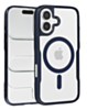Glossy & Transparent Magnetic Case - DARK BLUE for iPhone 17 (Only Ground Shipping)