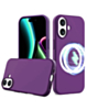 Soft Solid Silicone Case with Wireless Charging - PURPLE for iPhone 17 (Only Ground Shipping)