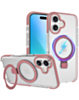 Magnetic Clear Case with Kickstand - PINK for iPhone 17 (Only Ground Shipping)