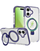 Magnetic Clear Case with Kickstand - PURPLE for iPhone 17 (Only Ground Shipping)