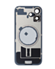 Back Glass with Frame and MagSafe Magnet for iPhone 17 (NO LOGO) (WHITE)