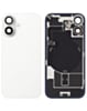 Back Glass with Frame and Wireless NFC Charging Flex and MagSafe Magnet for iPhone 17 (NO LOGO) (WHITE)