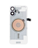 Clear Back Glass with Frame and Wireless NFC Charging Flex and MagSafe Magnet for iPhone 17 (NO LOGO) (LAVENDER)
