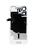 Clear Back Glass with Frame and Wireless NFC Charging Flex and MagSafe Magnet for iPhone 17 (NO LOGO) (MIST BLUE)