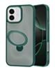 Luxury Matte Hard Magnetic Ring Holder Case - GREEN for iPhone 17 (Only Ground Shipping)