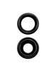 Back Camera Lens with Bracket & Bezel for iPhone 17 (BLACK) (2 Piece Set) (Premium)