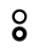 Back Camera Lens with Bracket & Bezel for iPhone 17 (BLACK) (2 Piece Set) (Premium)