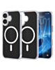 Transparent Magnetic Shockproof Case (BLACK) for iPhone 17 (Only Ground Shipping)