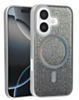 Thin Wireless Charging Bling Diamond Crystal Case - WHITE for iPhone 17 (Only Ground Shipping)