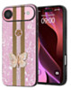 Luxury Diamond Shiny Cases with Butterfly Design - PURPLE for iPhone 17 Pro (Only Ground Shipping)
