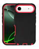 Heavy Duty Case for iPhone Air (BLACK & RED) (Only Ground Shipping)