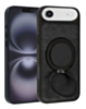 Slim Leather Case with Wireless Charging Kickstand - BLACK for iPhone 17 Air (Only Ground Shipping)