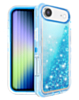 Protective Glitter Liquid Bumper Case - BLUE for iPhone Air (Only Ground Shipping)