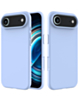 Soft Solid Silicone Case (Full Buttom Cover) - LIGHT BLUE for iPhone Air (Only Ground Shipping)