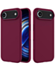 Soft Solid Silicone Case (Full Buttom Cover) - MAROON for iPhone Air (Only Ground Shipping)