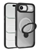 Wireless Charging Case with Built-in Rotating Ring Stand - BLACK for iPhone AIR(Only Ground Shipping)
