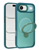 Wireless Charging Case with Built-in Rotating Ring Stand - GREEN for iPhone AIR (Only Ground Shipping)