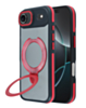 Matte Transparent Case with Wireless Charging Kickstand - RED for iPhone Air (Only Ground Shipping)